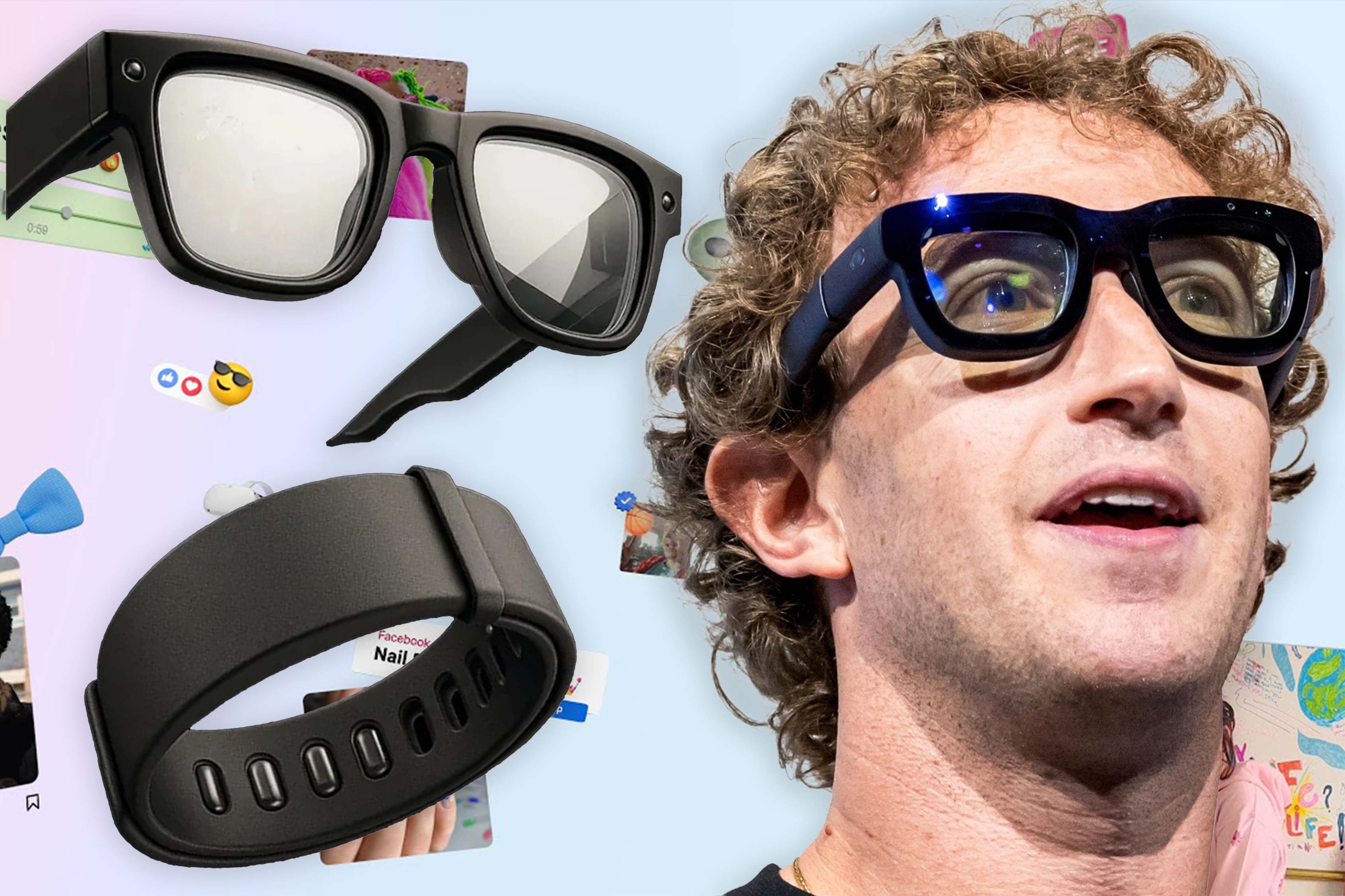 Lunettes Meta : Œil Magique et  Main Fantastique , le contrôle de la réalité par l'onde neuronale