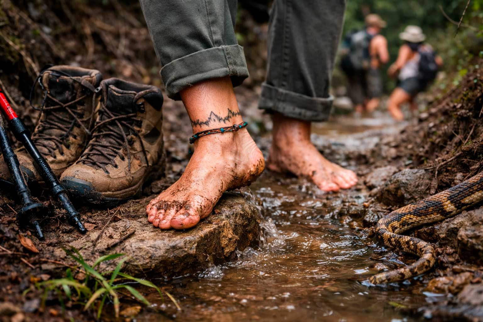 Les pieds nus marquent la fin de l’ère des chaussures rembourrées